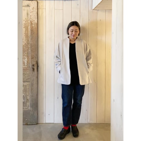 super100 ミドル丈 コクーンコート