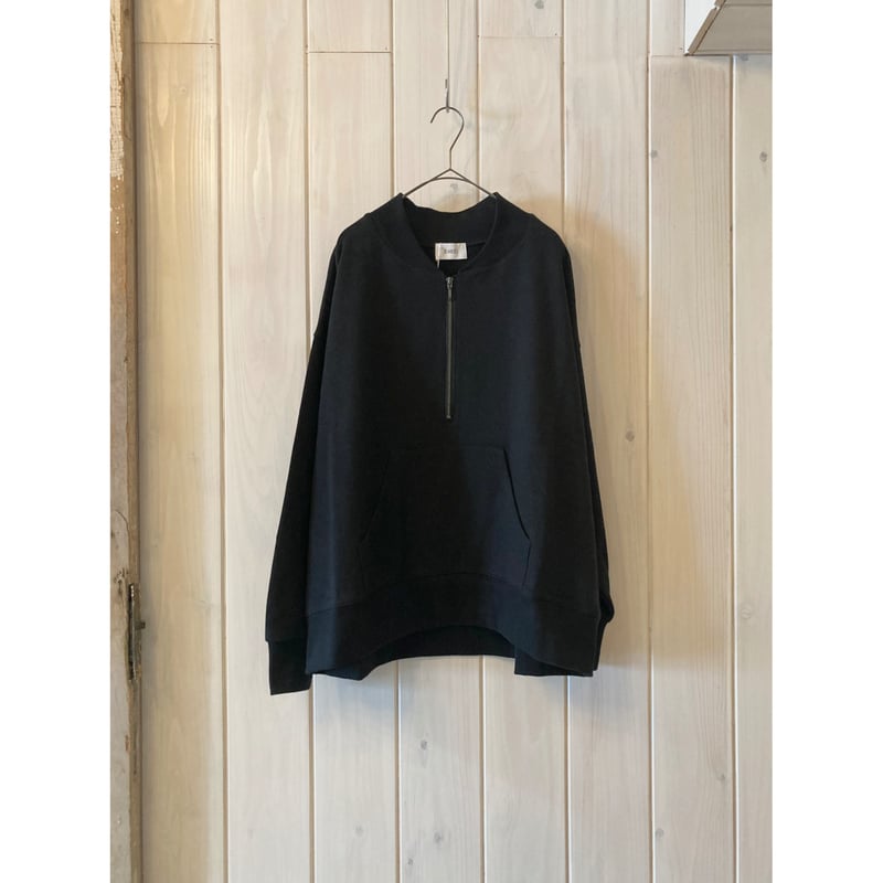 L1 プルオーバー セール】ライトダンボールZIPプルオーバー（スウェット）｜niko and