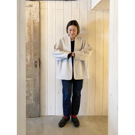 super100 ミドル丈 コクーンコート