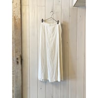 トリプルワッシャーリネン ラップキュロットパンツ