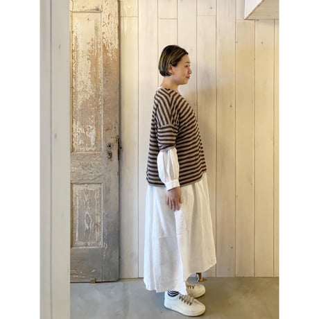 フレンチリネン シャツドレス