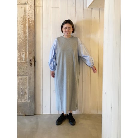 セントラル裏毛 タイプライターコンボワンピース