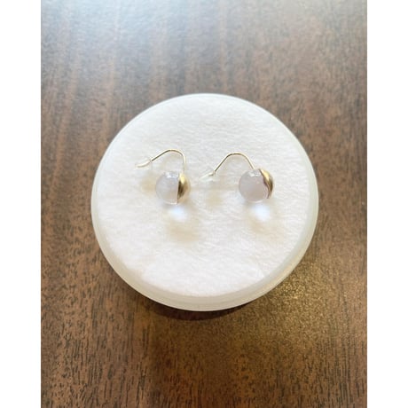 K10 gold drops earrings