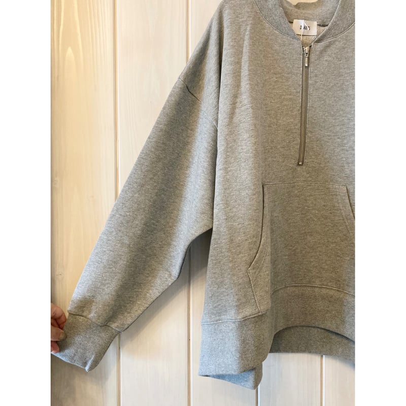 セントラル裏毛 フロントZIP プルオーバー | sum