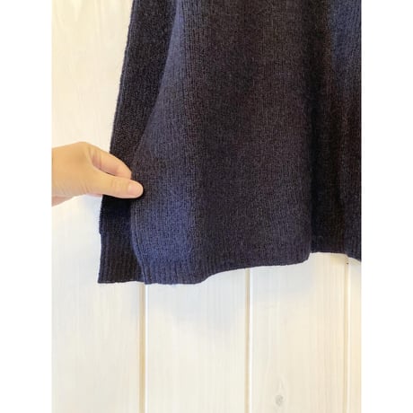 モヘアブレンド ニットプルオーバー