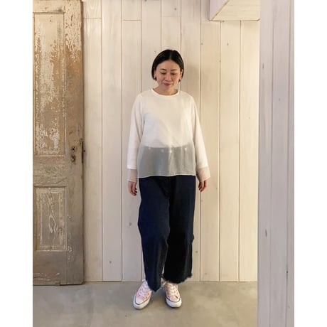 レイヤードデザイン プルオーバー
