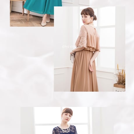 【訳あり】パーティードレス ドレス ワンピース ロングドレス シフォン レース 袖有り マキシ丈 お呼ばれドレス 結婚式  披露宴 大きいサイズ お呼ばれ 77rhr emd0051