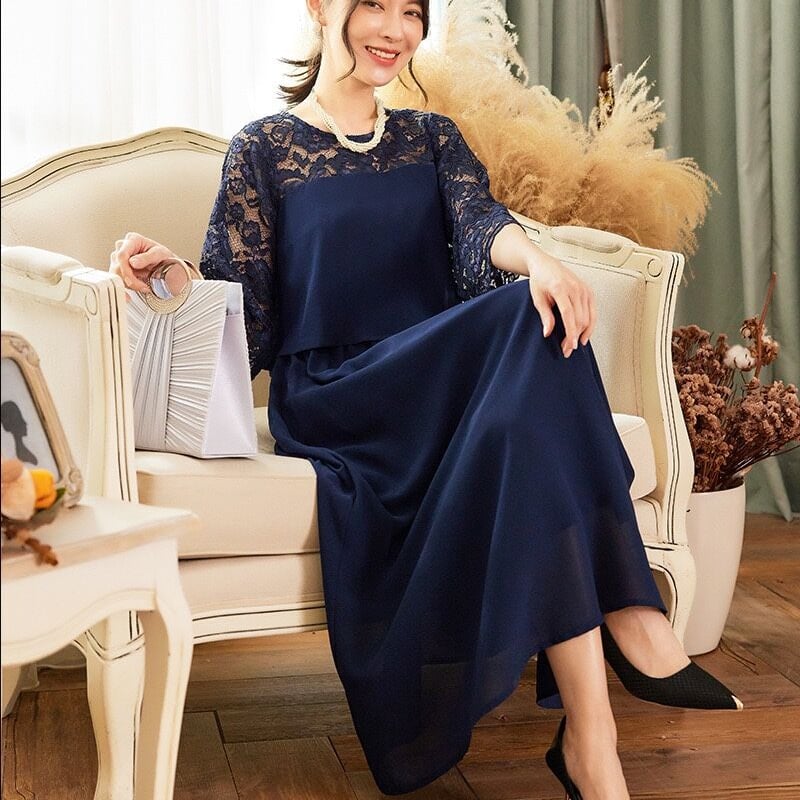 パーティードレス フォーマルドレス 披露宴 結婚式 二次会 袖あり  