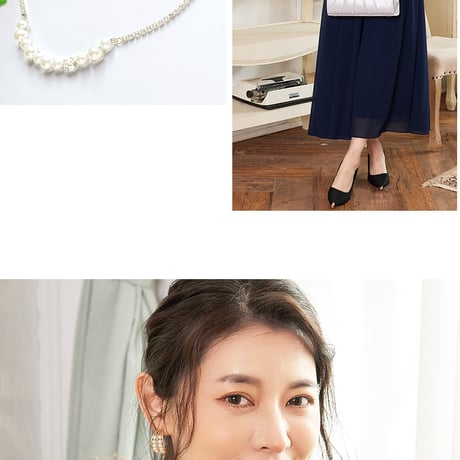 【訳あり】パールネックレス パール ネックレス フォーマル ラインストーン 冠婚葬祭 ブラックフォーマル 結婚式 披露宴 emile0294