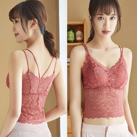 【訳あり】ブラトップ キャミソール カップ付き カップ付き タンクトップ ブラキャミ 美盛りキャミソール  補正下着 emd0200