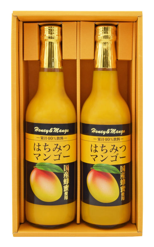 マンゴーとはちみつ×2セット 予約販売】はちみつマンゴードリンク（600ml）×2本セット【国産
