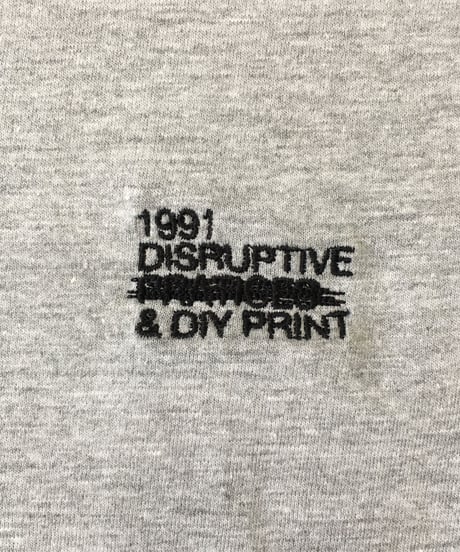 1991 Disruptive Logo T-shirt Grey