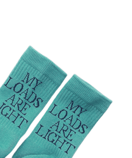 MY LOADS ARE LIGHT "TEXT M.L.A.L. (Emerald)"