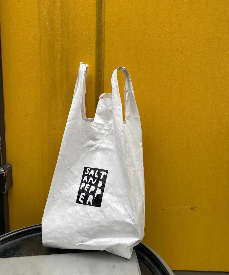 SALT AND PEPPER TYVEK SHOPPER BAG S | SALT AND