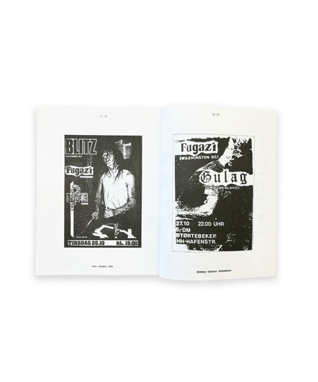 Fugazi 1988 Live Flyers