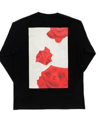 Koji Yamaguchi "Roses L/S T-shirt" Black