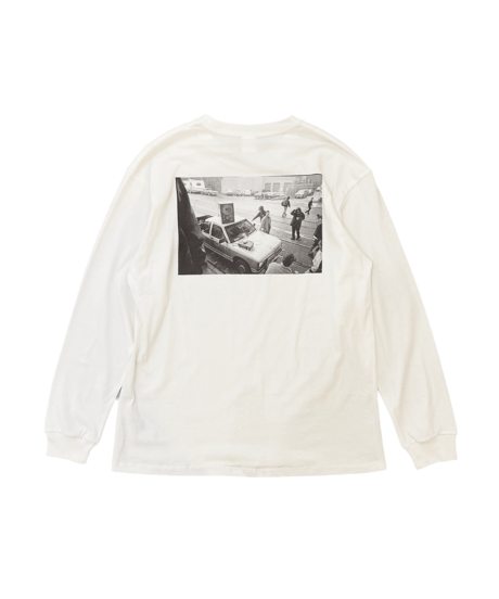Dennis McGrath “The Angels Fly Because They Take Themselves Lightly” L/S　WHITE