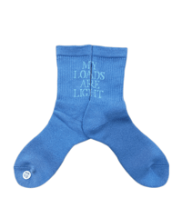 MY LOADS ARE LIGHT "TEXT M.L.A.L. (Aqua Blue)”