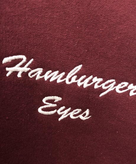 HAMBURGER EYES Company -Burgundy Hoodie