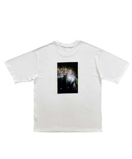 Jiro Konami s/s t-shirts 光のスコール WHT