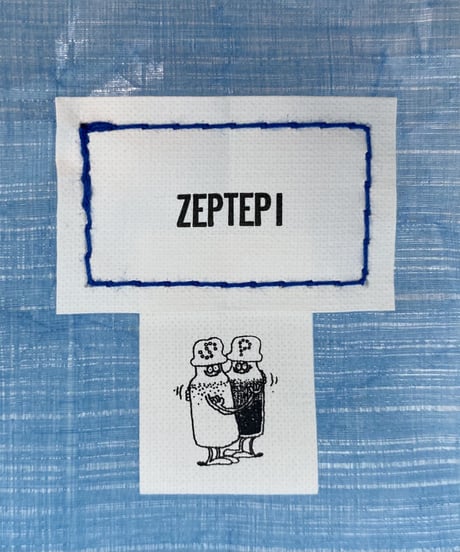 ZEPTEPI×SALT AND PEPPER "ZINE POUCH BLUE"