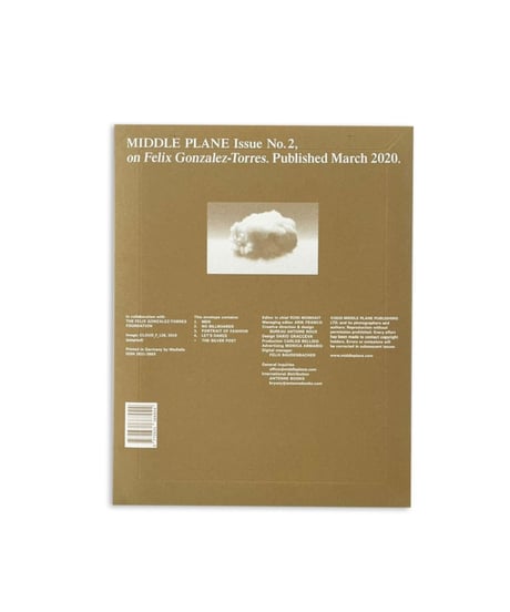 MIDDLE PLANE ISSUE NO. 2 ON FELIX GONZALEZ-TORRES