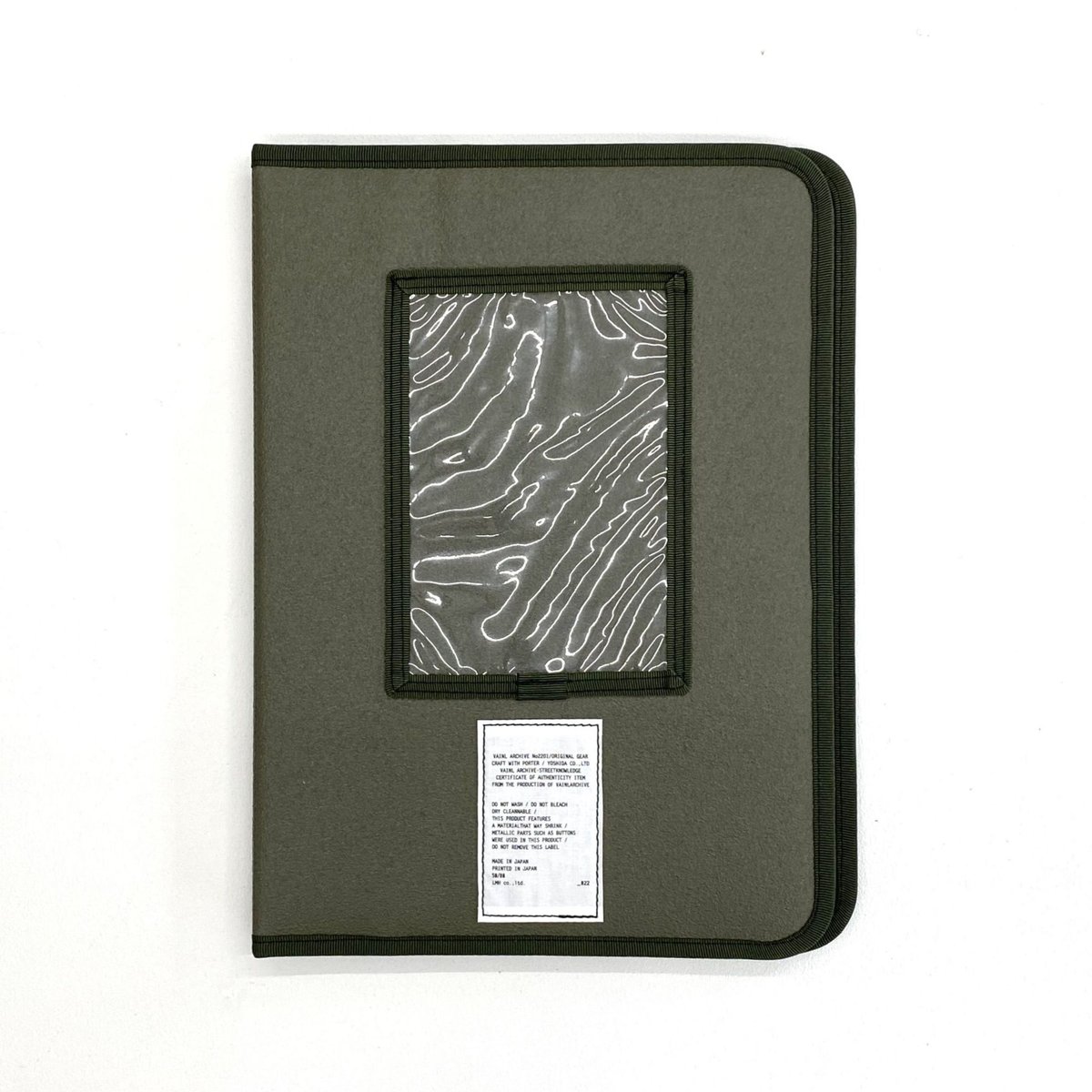 PORTER×VAINL ARCHIVE バインダー/OD | SALT AND PEPPER