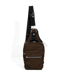 VAINL ARCHIVE "POTR SLING SHOULDER BAG BROWN"