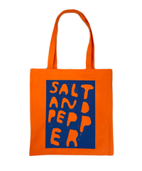 SALT AND PEPPER Logo Tote Orange