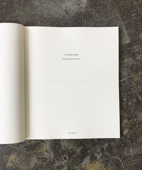 Raphael Gianelli Meriano “Letters Home”