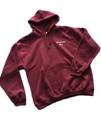 HAMBURGER EYES Company -Burgundy Hoodie