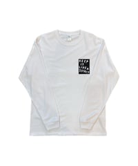 Stefan Marx "Keep it like  a secret L/S tee WHITE"