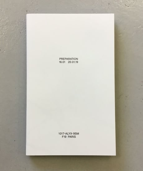 1017-ALYX-9SM & Esther Theaker "PREPARATION F19"