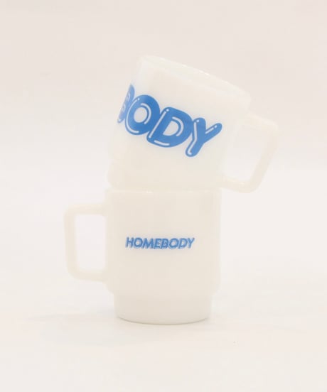 HOMEBODY "Olde Milk-glass Stacking Mug Cup"