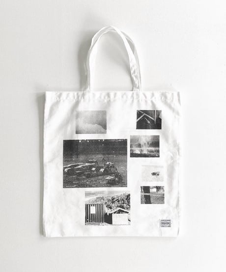 VAINL ARCHIVE×Porter Tote Bag Photo by Shin Hamada White
