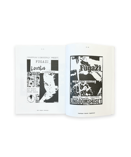 Fugazi 1988 Live Flyers