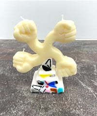 OLGA goose candle “WIND MILL”