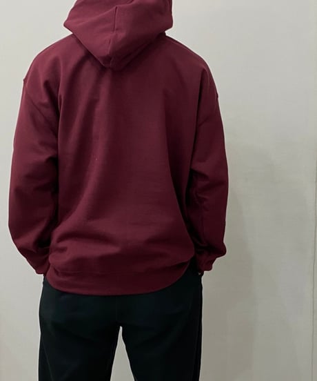 HAMBURGER EYES Company -Burgundy Hoodie