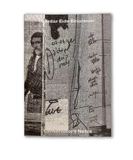 Garder Eide Einarsson "CONSERVATOR'S NOTES"