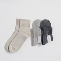 evam eva vie リサイクルコットンショートソックス
