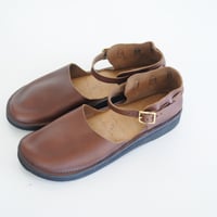 極美品 サイズ6ハーフ オーロラシューズ ミドルイングリッシュ ブラウン オーロラシューズ AURORA SHOES Middle English ミドルイングリッシュ