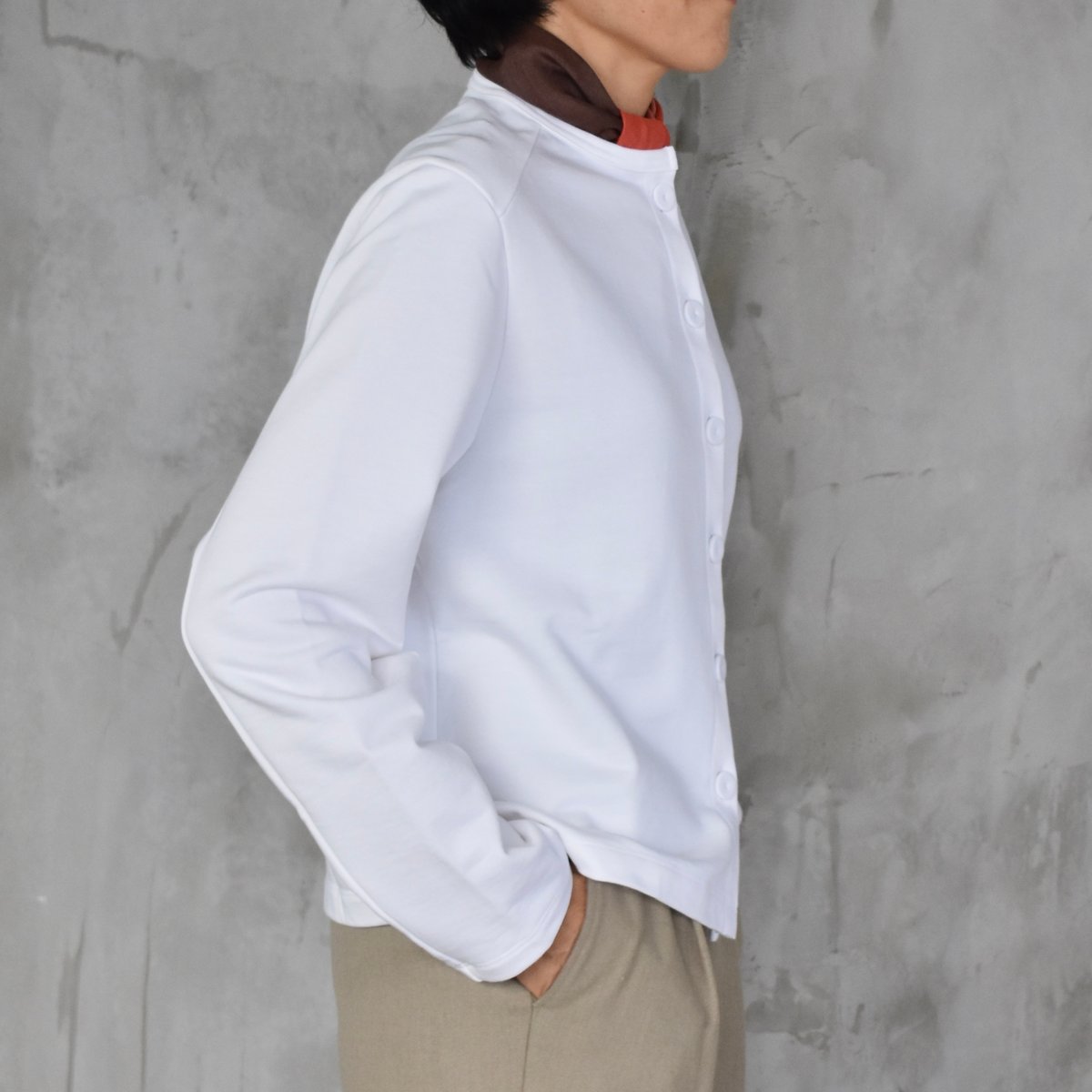 homspun コンパクト裏毛 カーディガン | 04 STORE