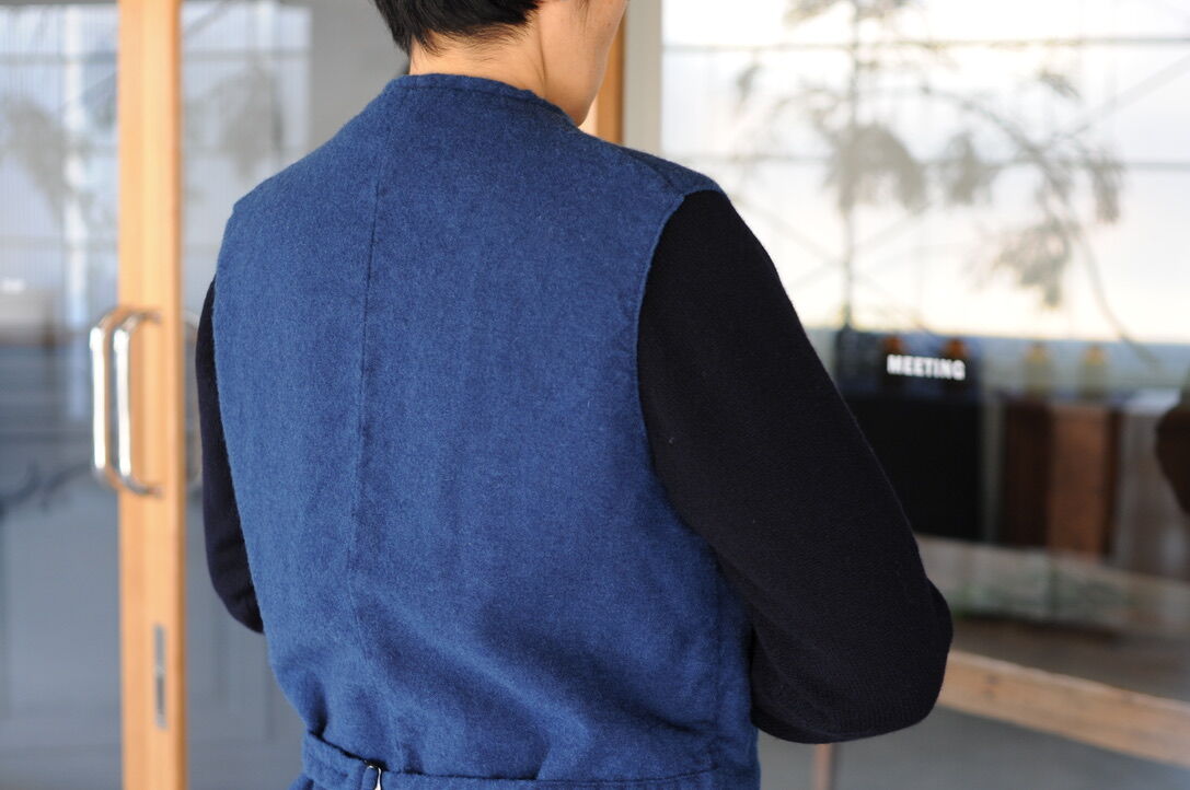 ☆今だけ価格☆【新品未使用】OUTIL ウティ ウールリネンベスト ✨【新品未使用】OUTIL ウティ ウールリネンベスト