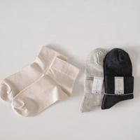 evam eva　コットンショートソックス