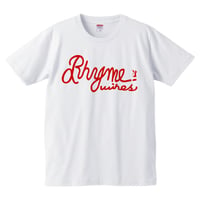 『KUBEROMAKI』MV公開記念 Rhymewires Tシャツ  （白／赤）