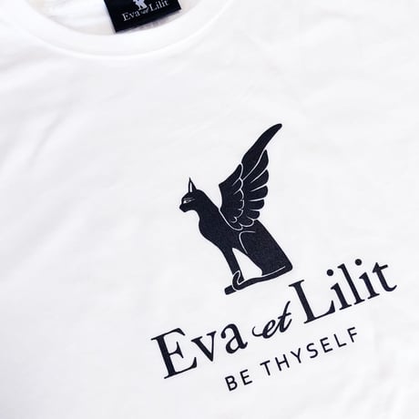 Eva et Lilit ビッグシルエット コットン Tシャツ ホワイト