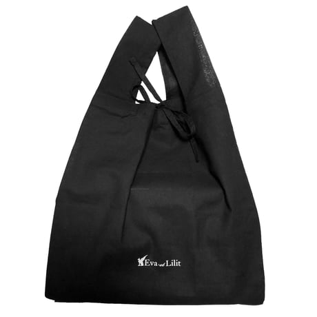 Eva et Lilit コットン エコバッグ レジ袋タイプ 幅30cm×奥行9.5cm