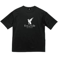 Eva et Lilit ビッグシルエット コットン Tシャツ ブラック