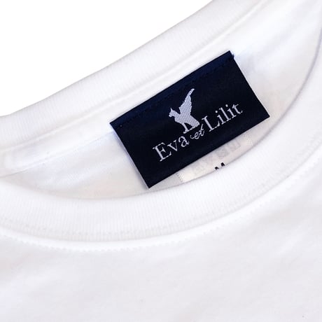 Eva et Lilit ビッグシルエット コットン Tシャツ ホワイト