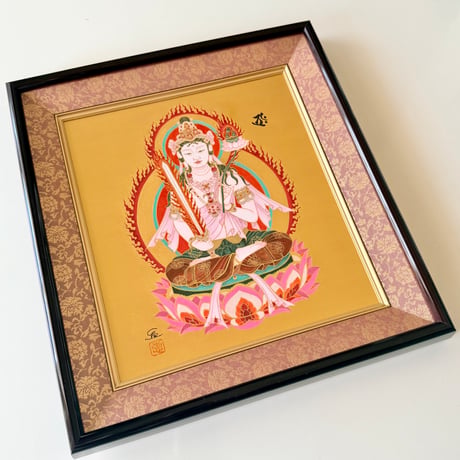 【受注制作】あなたの守護仏 十二支御守本尊 肉筆仏画（彩色・額縁入り）神仏画家 かわさきめぐみ 御祈願・御守り・開運・厄除け